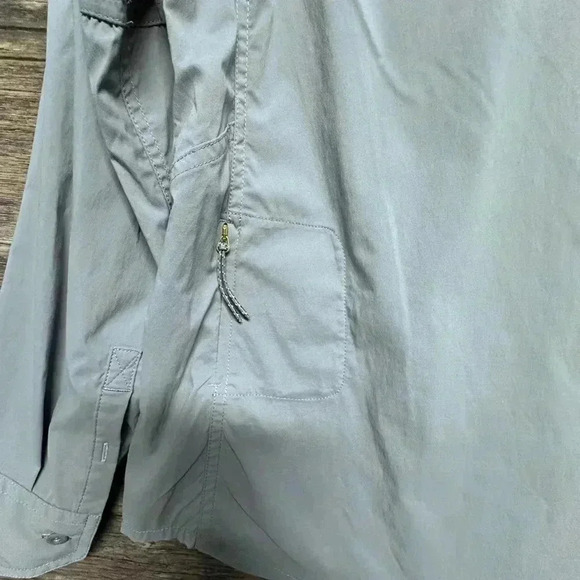 REI Gray Men's Button Down Shirt - Picture 5 of 7